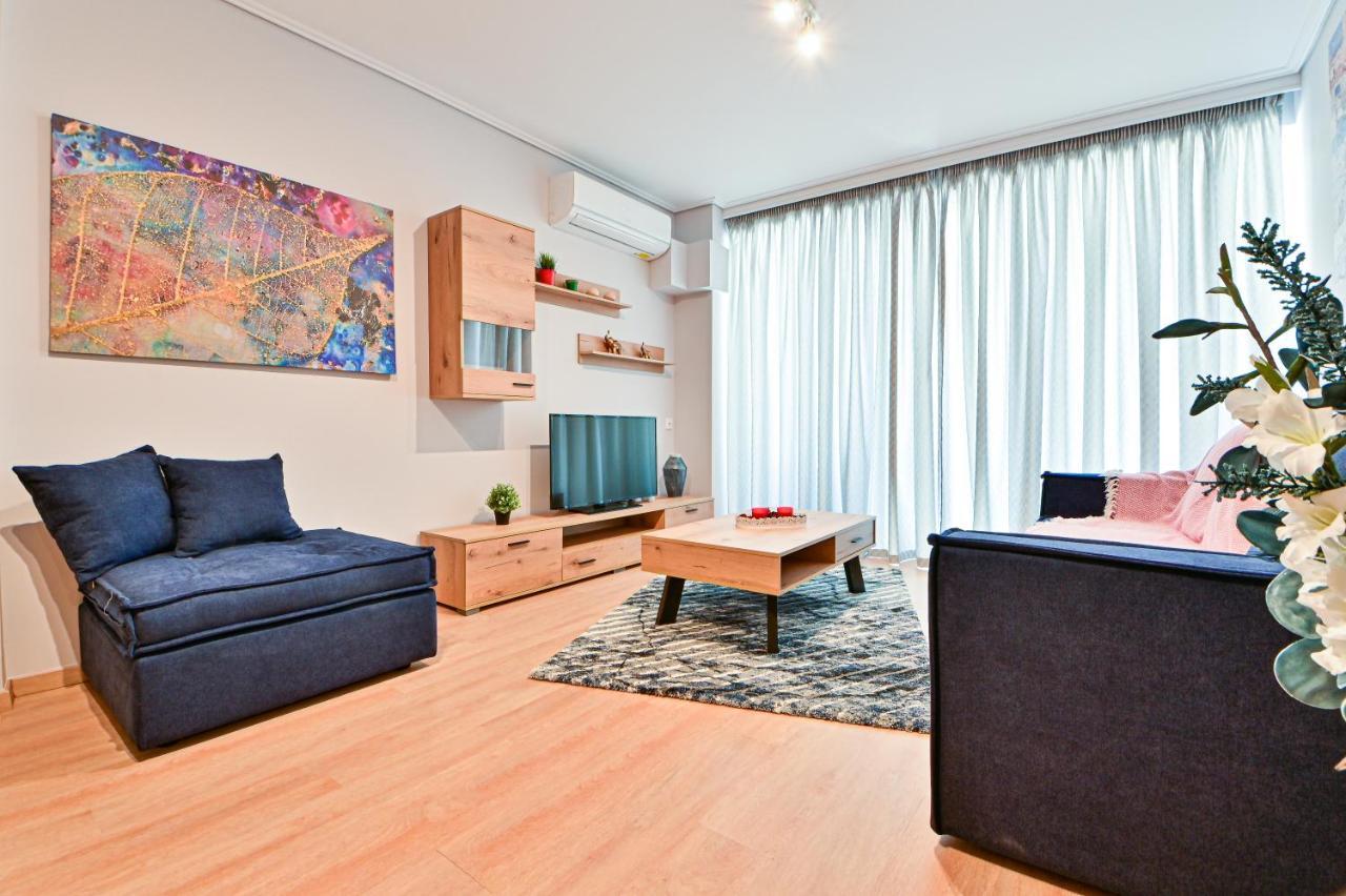 Beautiful New Apartment 5 Min From Piraeus Port Екстер'єр фото